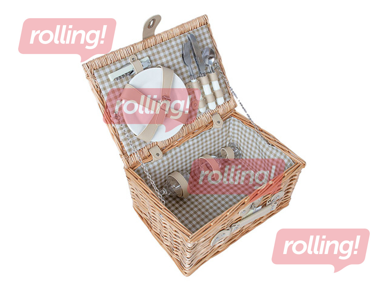 Piknika grozs Gino, 2 personām, 37x27x18cm