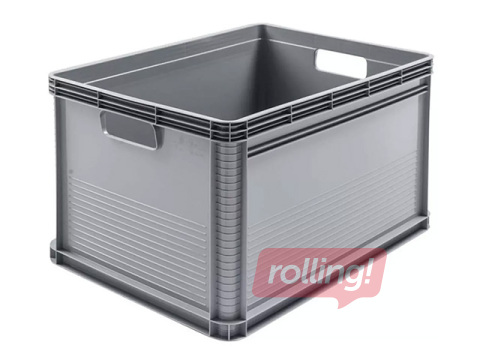 Transportēšanas kaste Keeeper Robert, plastmasas, pelēka, 64l