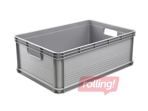 Transportēšanas kaste Keeeper Robert, plastmasas, pelēka, 45l