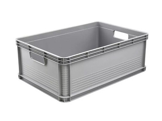 Transportēšanas kaste Keeeper Robert, plastmasas, pelēka, 45l