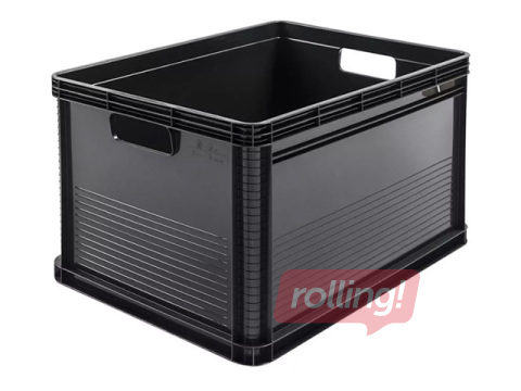 Transportēšanas kaste Keeeper Robert, plastmasas, grafīta krāsā, 64l