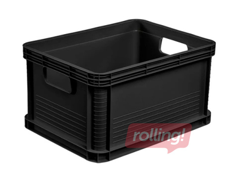 Transportēšanas kaste Keeeper Robert, plastmasas, grafīta krāsā, 20l