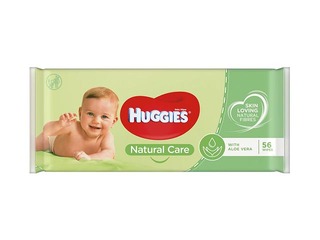 Niisked salvrätikud Huggies Natural Care, 56 tk
