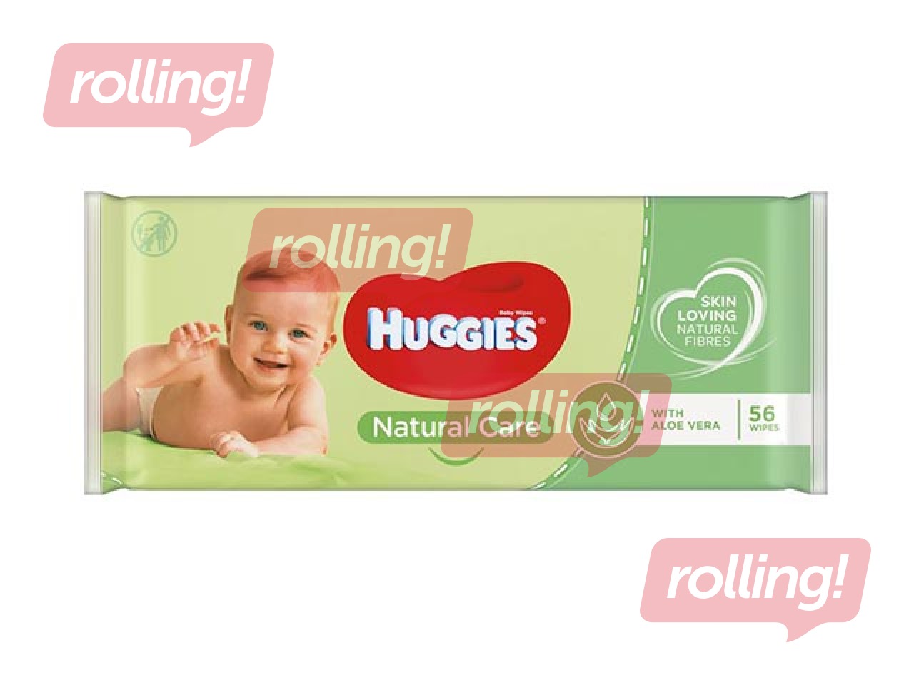 Влажные салфетки Huggies Natural Care, 56 шт.