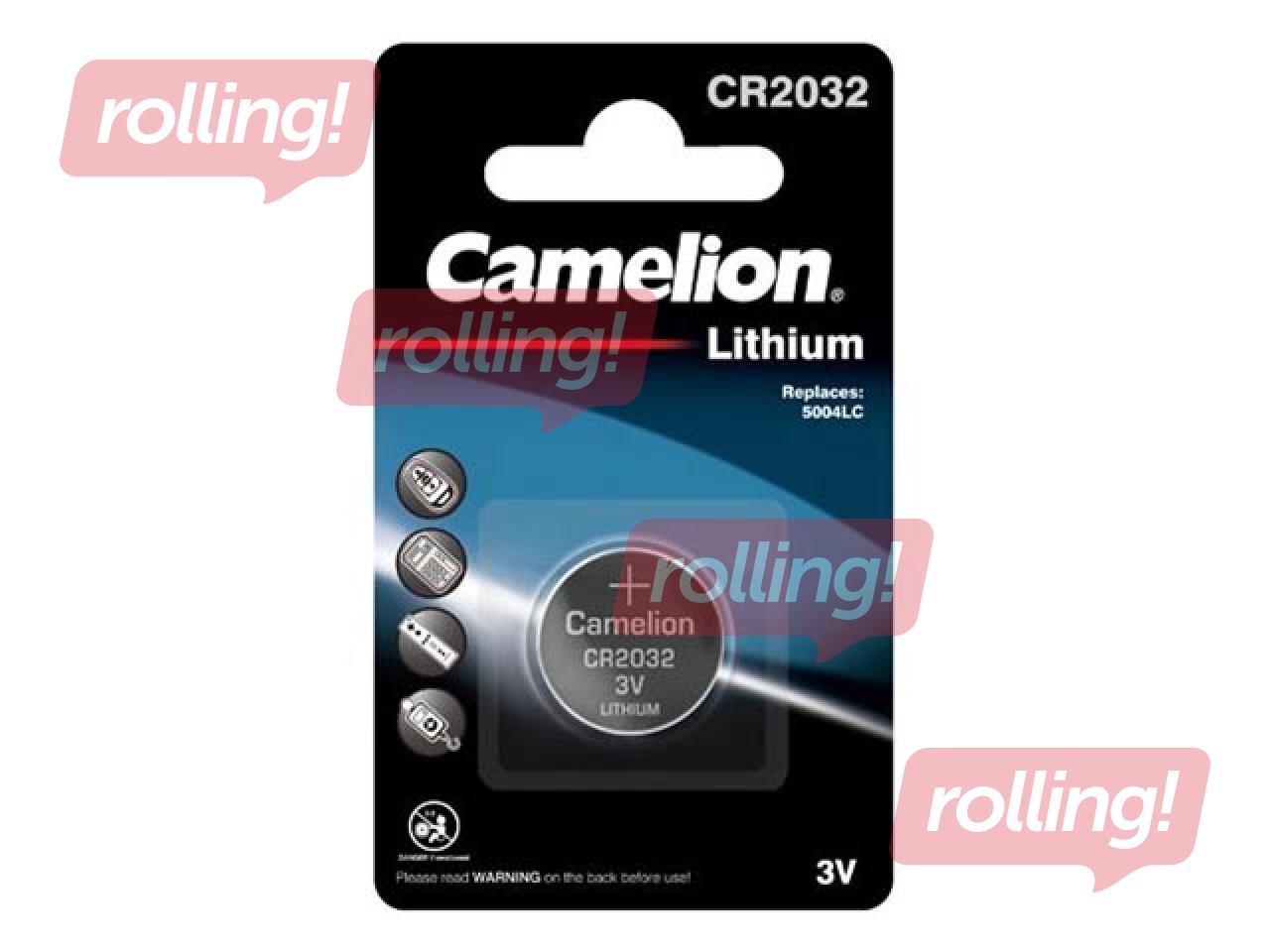 Battery Camelion Lithium, button cell, CR 2032, 1 pc. 