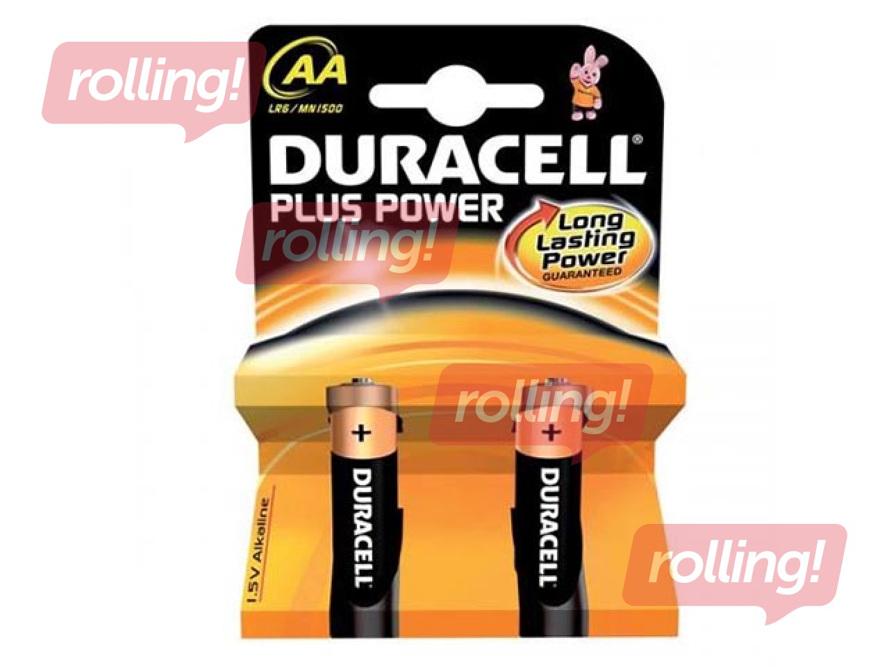 Batteries Duracell Alkaline, AA, 1.5V, 2 pcs.