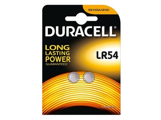 Duracel patarei LR54, 1.5V, 2 tk.