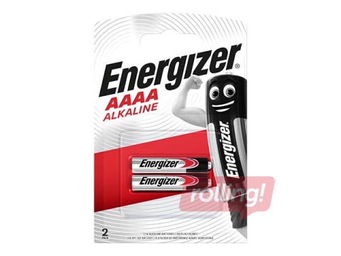 Batteries Energizer AAAA/E96, B2, 1.5 V, 2 pcs.