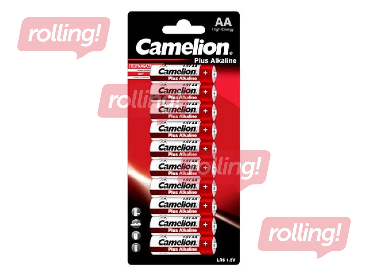 Baterijas Camelion Alkaline, AA (LR6) B10, 1,5V,  10 gab.