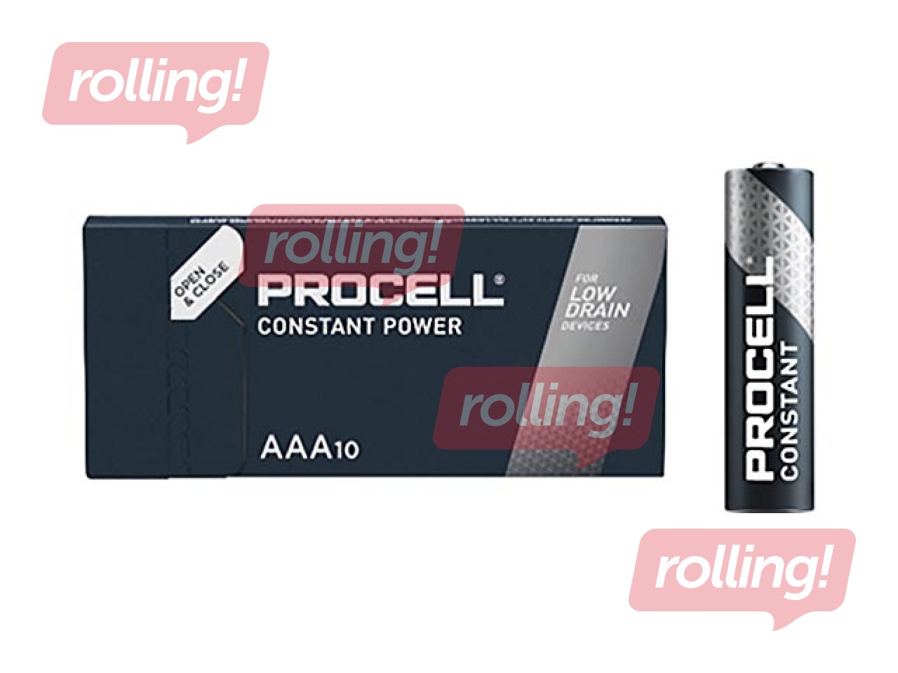 Baterijas Duracell Procell Alkaline Battery AAA, 1.5V (10gab)