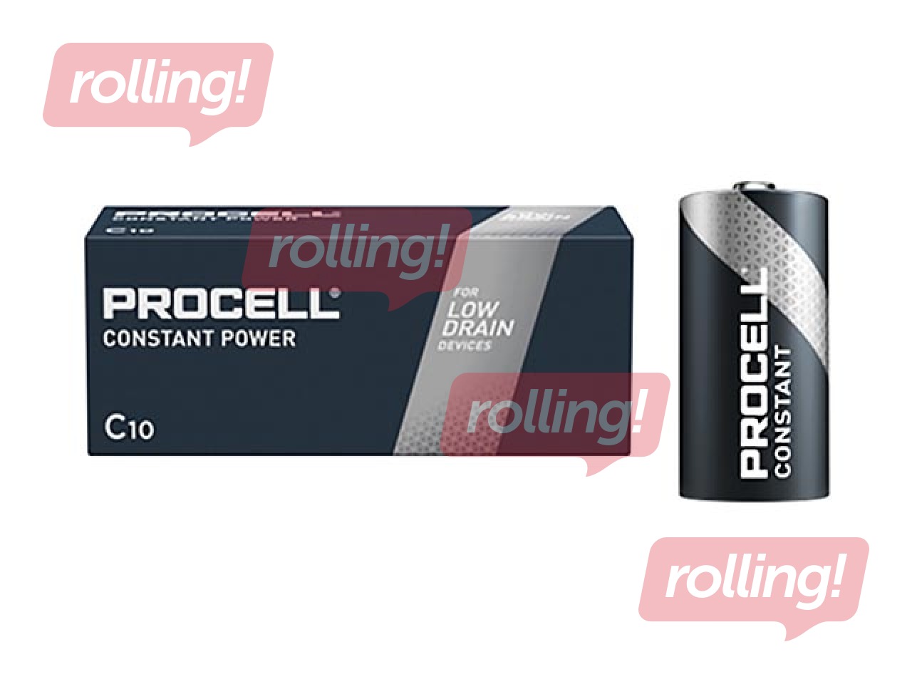 Baterijas Duracell Procell Alkaline Battery C (LR14/S10), 1.5V (10gab)