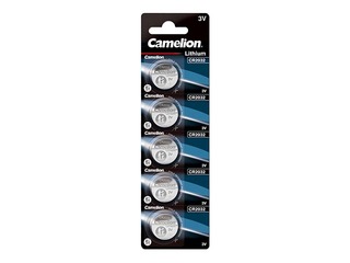 Battery Camelion Lithium, button cell, CR 2032, 5 pc. 