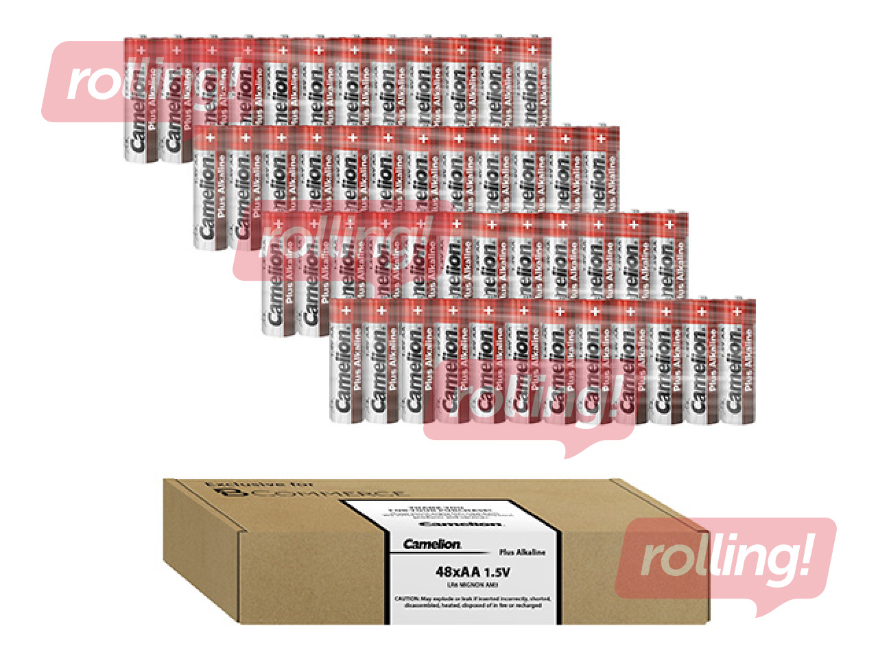 Baterijas Camelion Alkaline, AA B48, 1.5V,  48 gab.