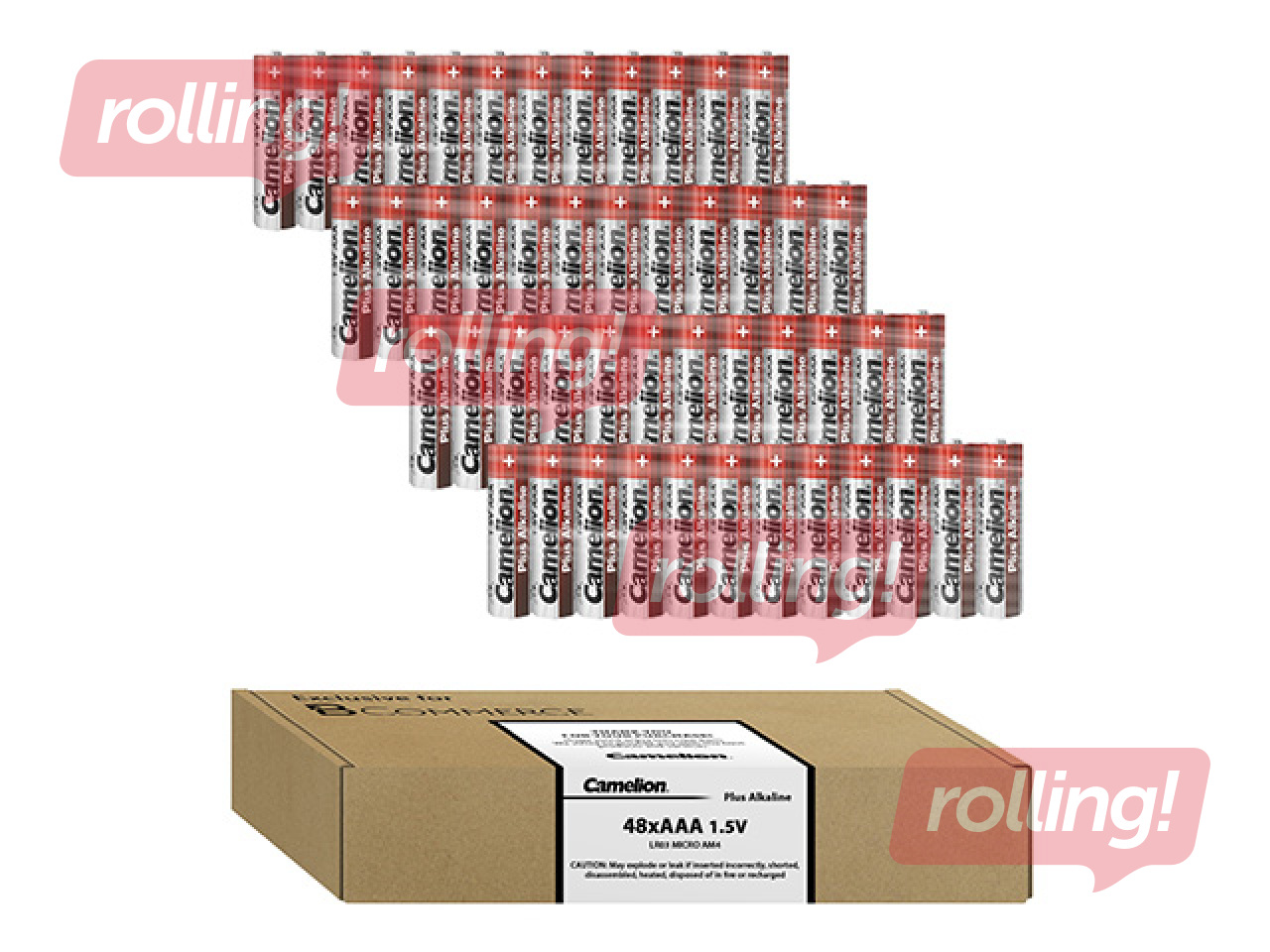 Baterijas Camelion Alkaline, AAA B48, 1.5V,  48 gab.