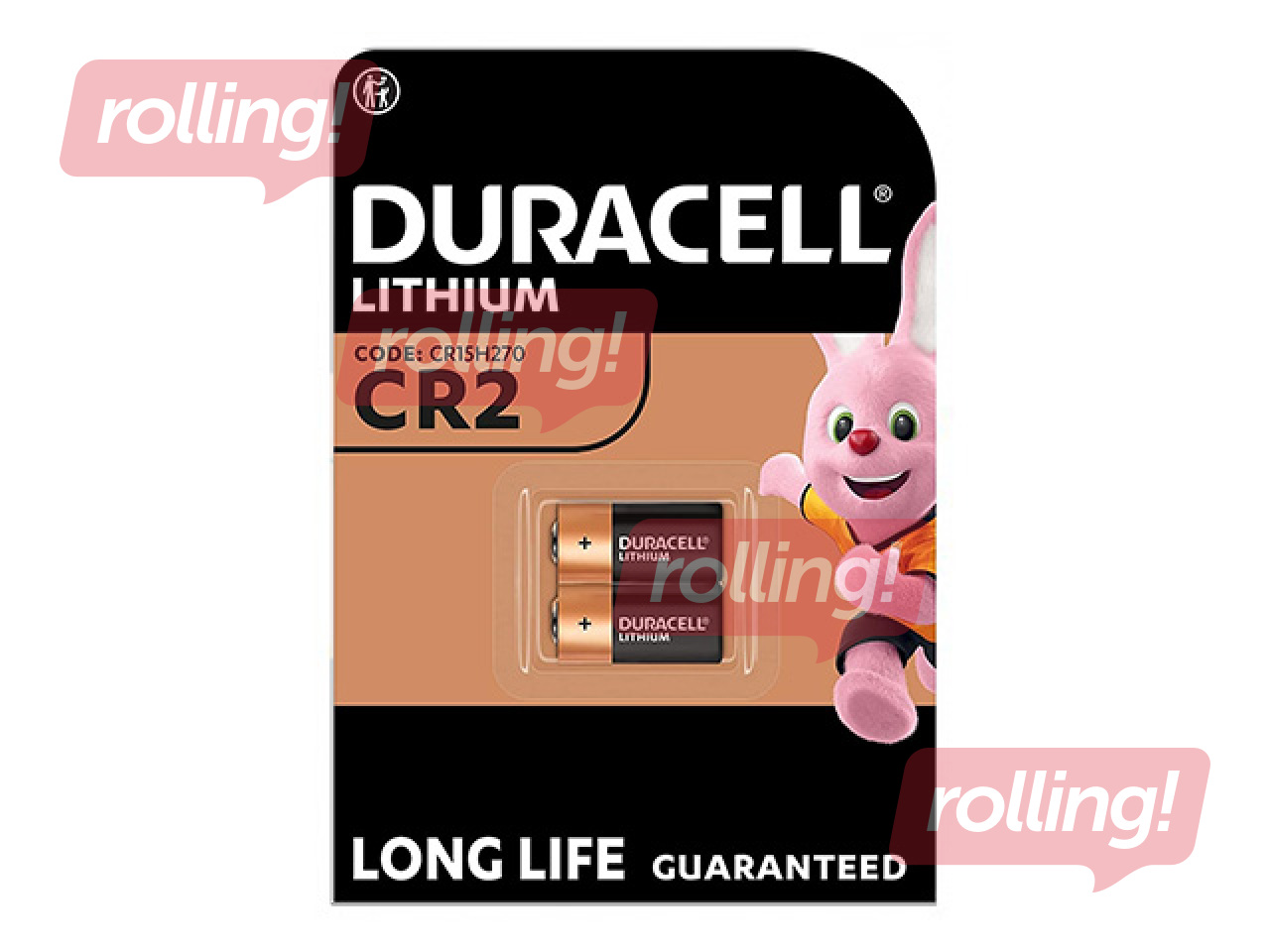 Baterija Duracell Photo Battery Lithium CR2, 3V, 2 gab.