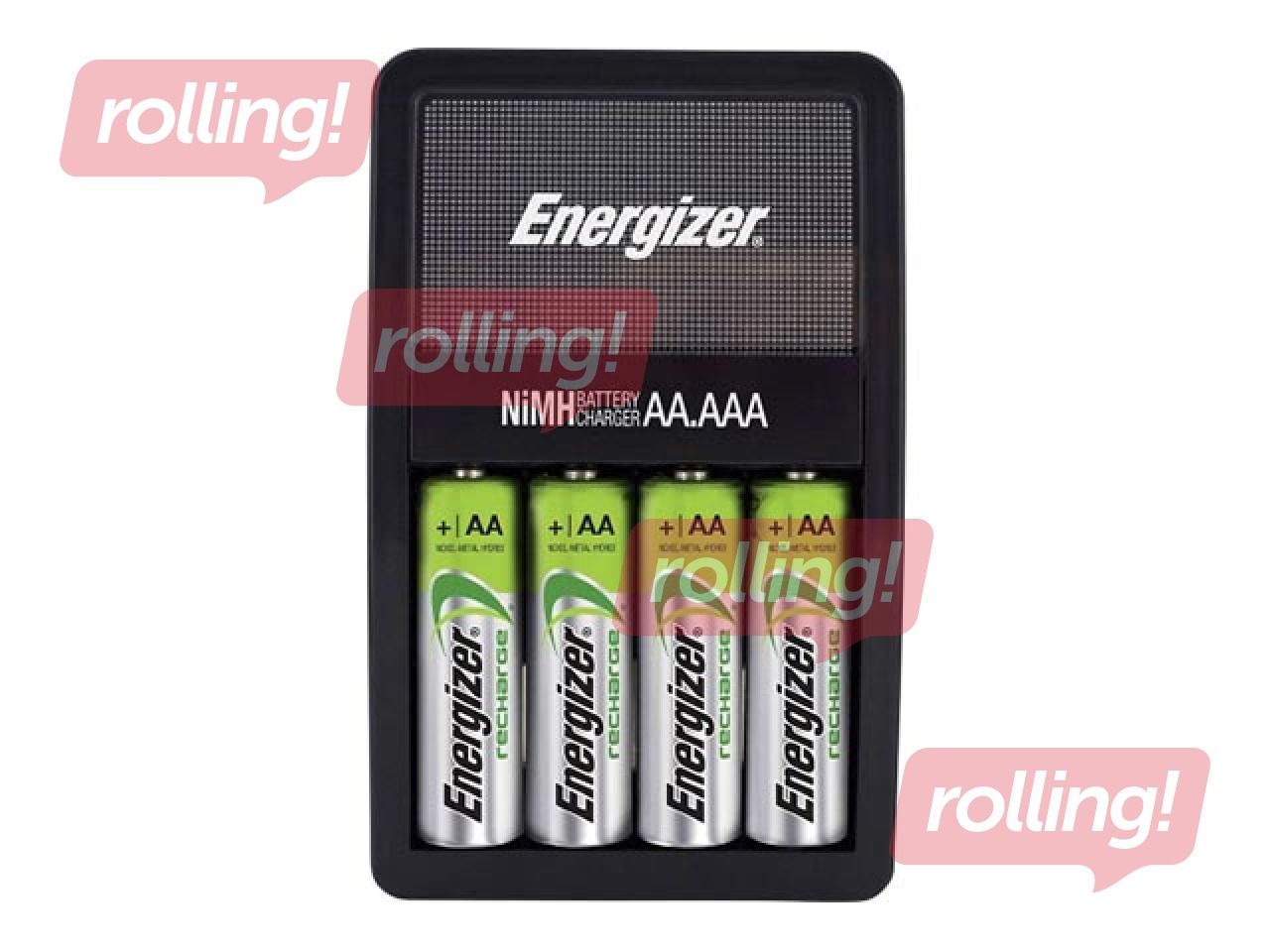 Bateriju lādētājs Energizer Maxi EU 2300 mAh + 4 x AA 2000mAh Baterijas