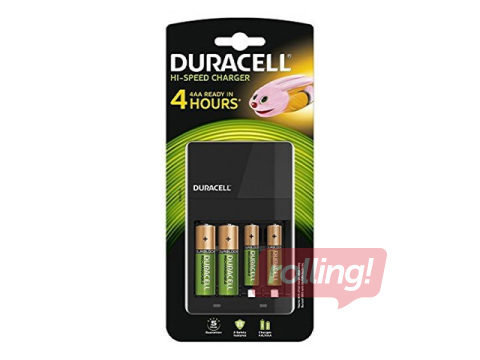 Зарядное устройство Duracell Hi-Speed Value Charger для 2 батареек AA 1300 мАч и 2 батареек AAA 75