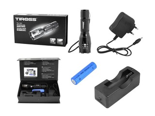 Taskulamp Tiross TS-1151 laetav10 W LED, 3,7 V 2000 mAh-Li