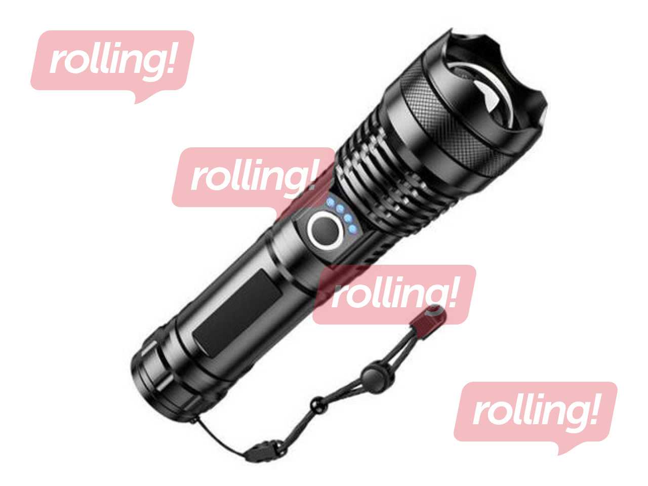 Фонарь Technik P26 фокусируемый светодиодный фонарь, 1000 лм, дальность 300 м, заряжаемый