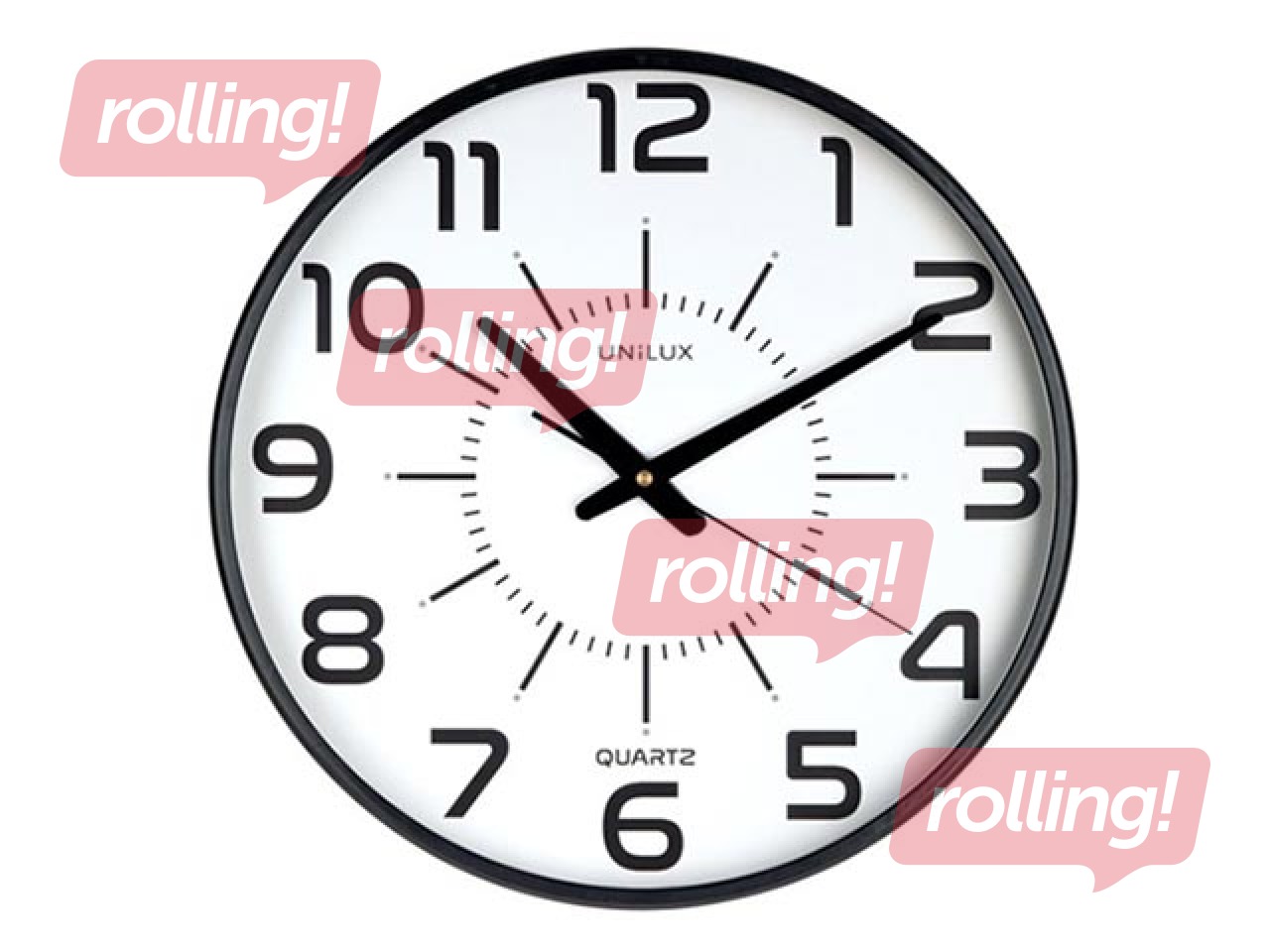 Wall clock Unilux Maxi Pop silent 37.5 cm
