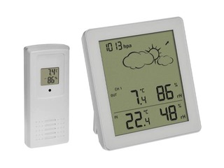 Гигрометр-термометр, белый, 105x94x20мм