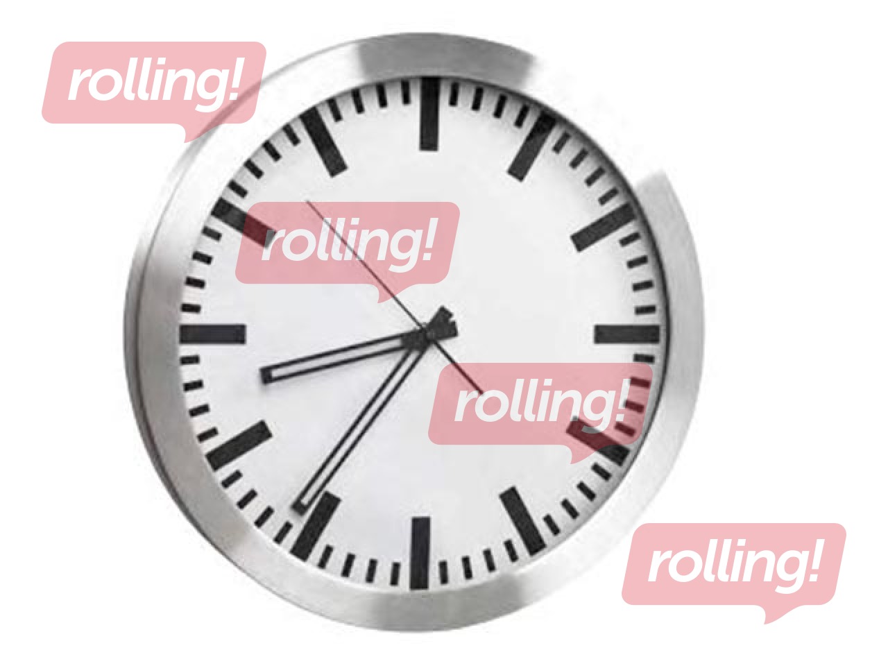 Sienas pulkstenis  Aluminium, 35 cm