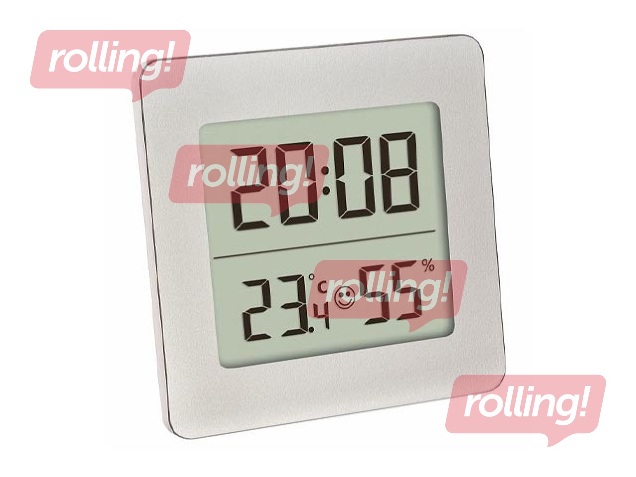 Termomeeter-higromeeter kella ja äratuskellaga, TFA