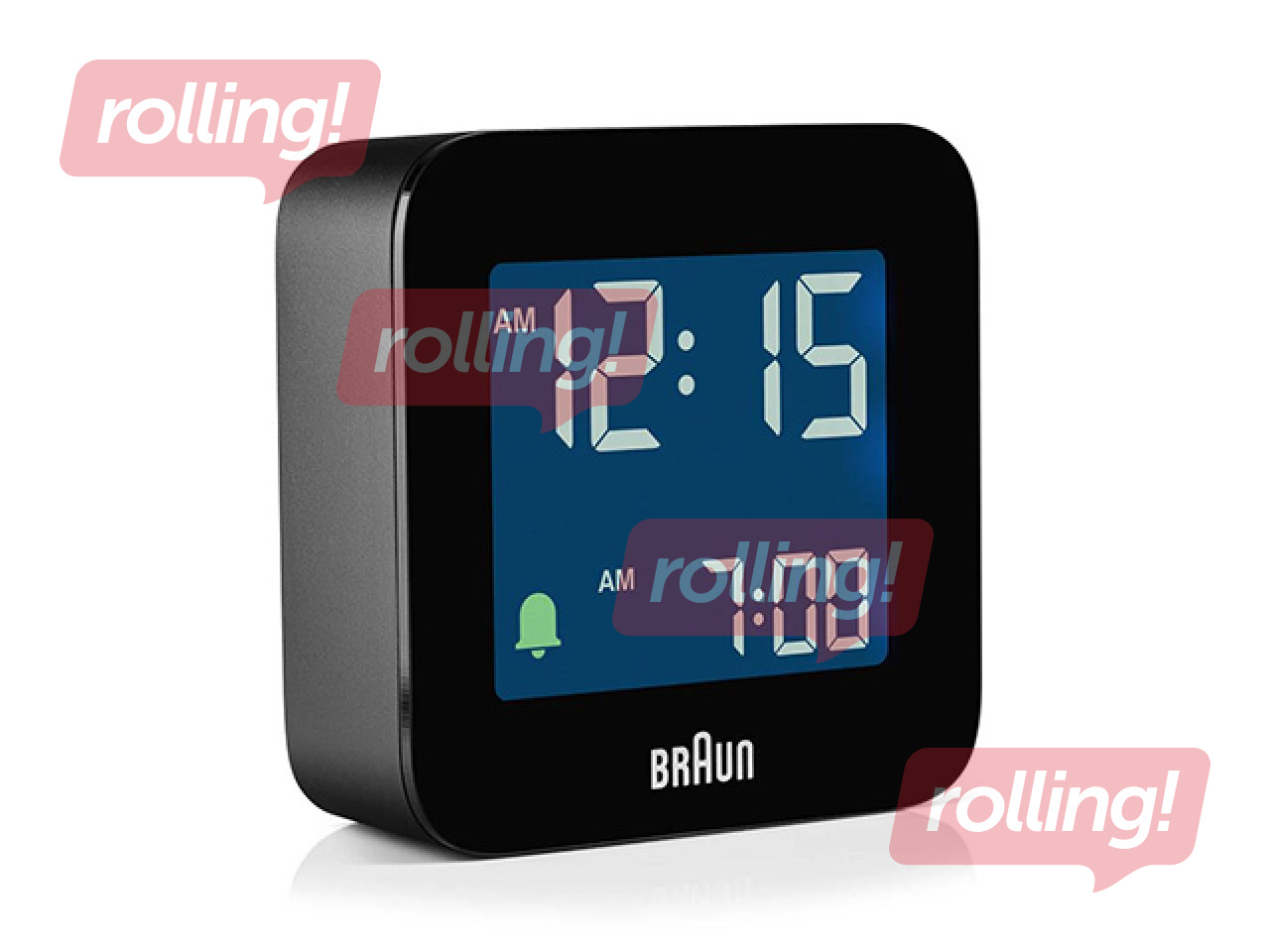 Modinātājpulkstenis Braun BC08, melns