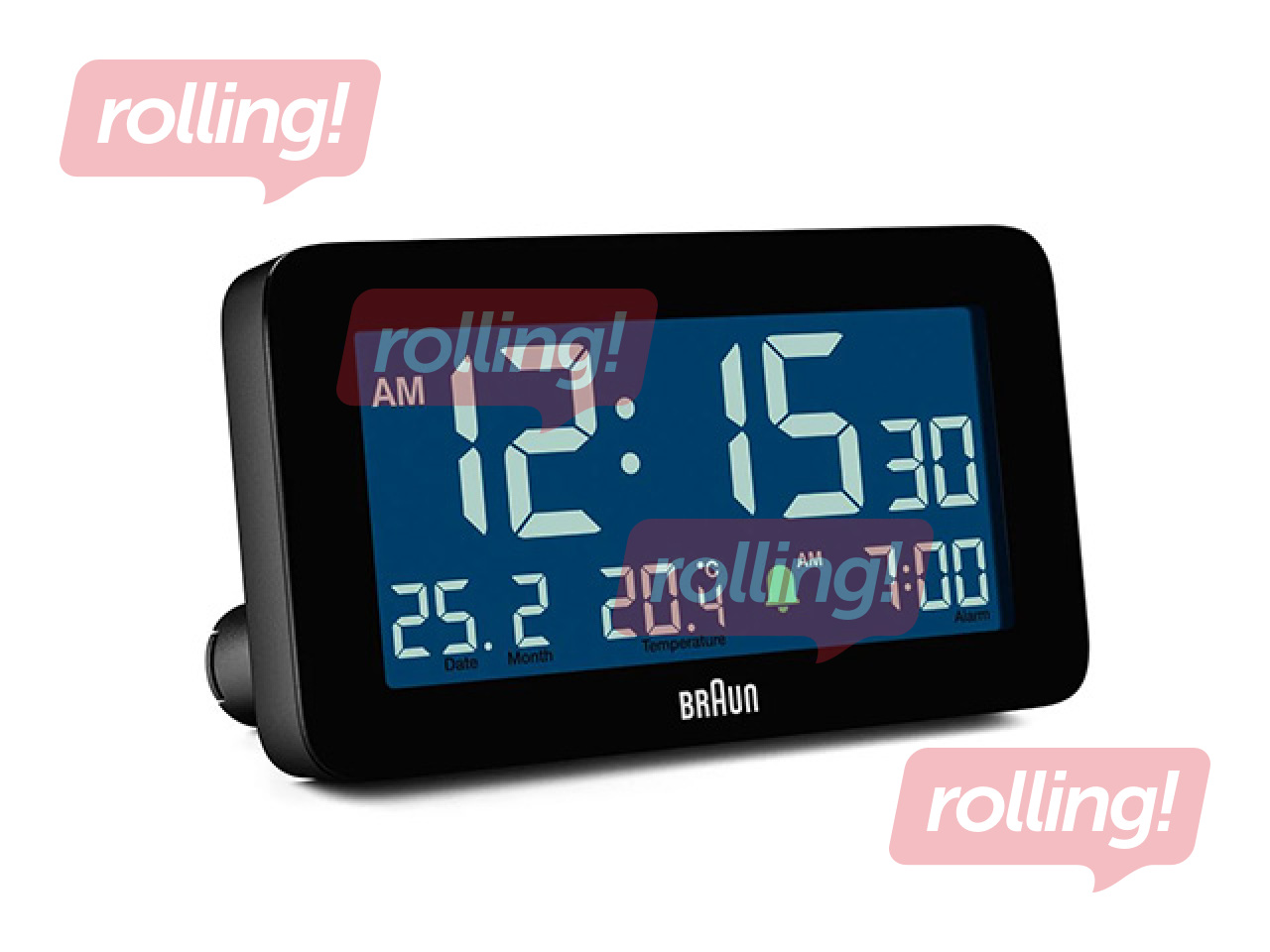 Modinātājpulkstenis Braun BC10, melns