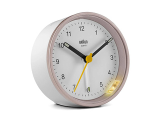 Modinātājpulkstenis Braun BC12, rozā, balts