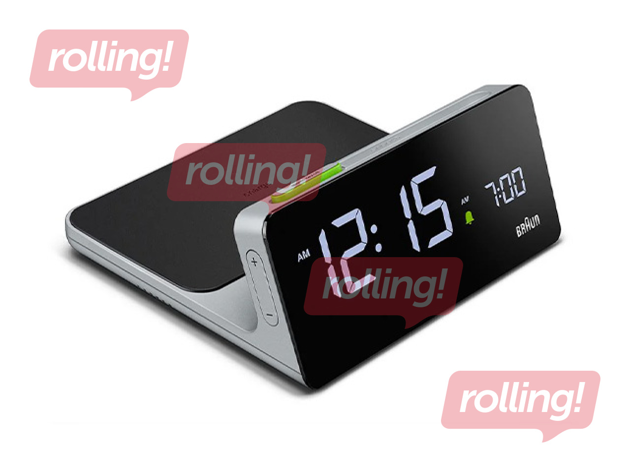 Äratuskell Braun BC21, juhtmevaba laadimisega, must