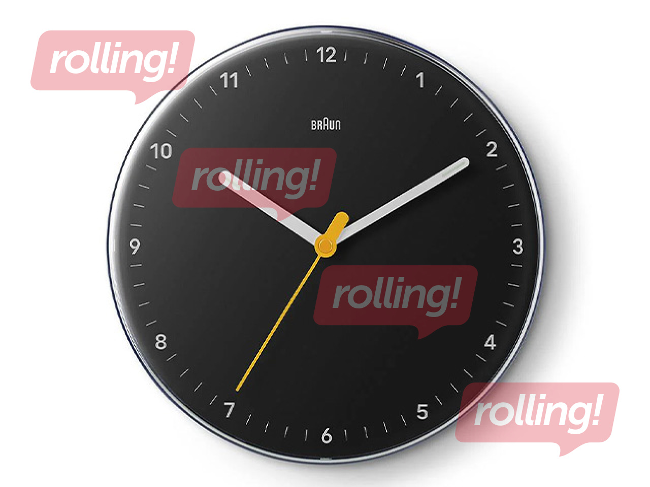 Sienas pulkstenis Braun BC26, melns