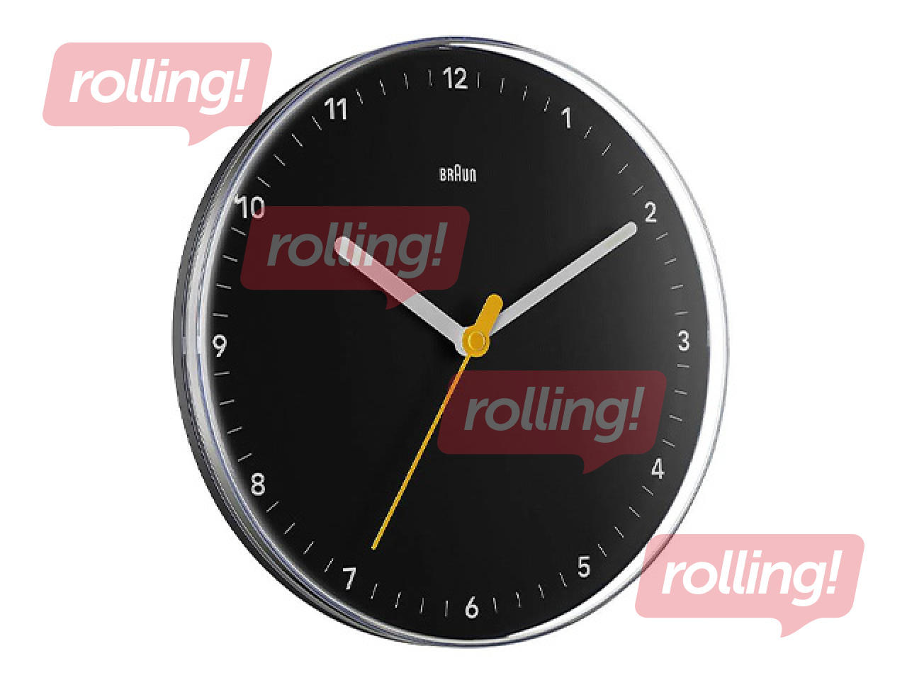 Sienas pulkstenis Braun BC26, melns