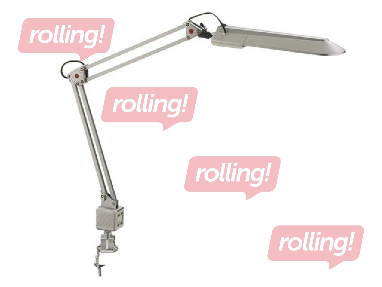 Galda lampa Alco 957, G23, 11W, sudraba