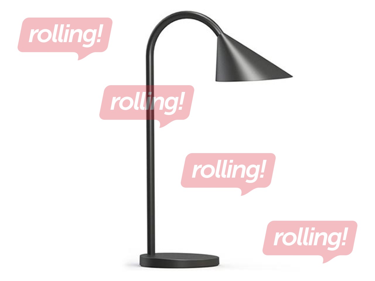 Galda lampa Unilux Sol, LED, 4W, melna