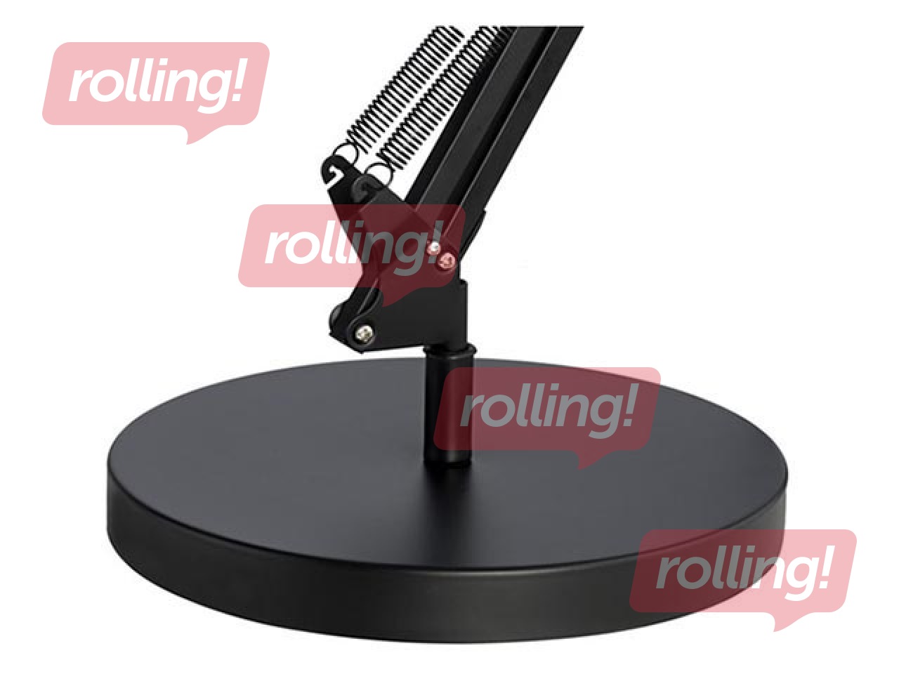 Galda lampa Unilux Success 66, E27, 11W, melna