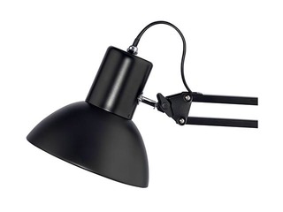 Galda lampa Unilux Success ar pamatni + pieskrūvējama, melna