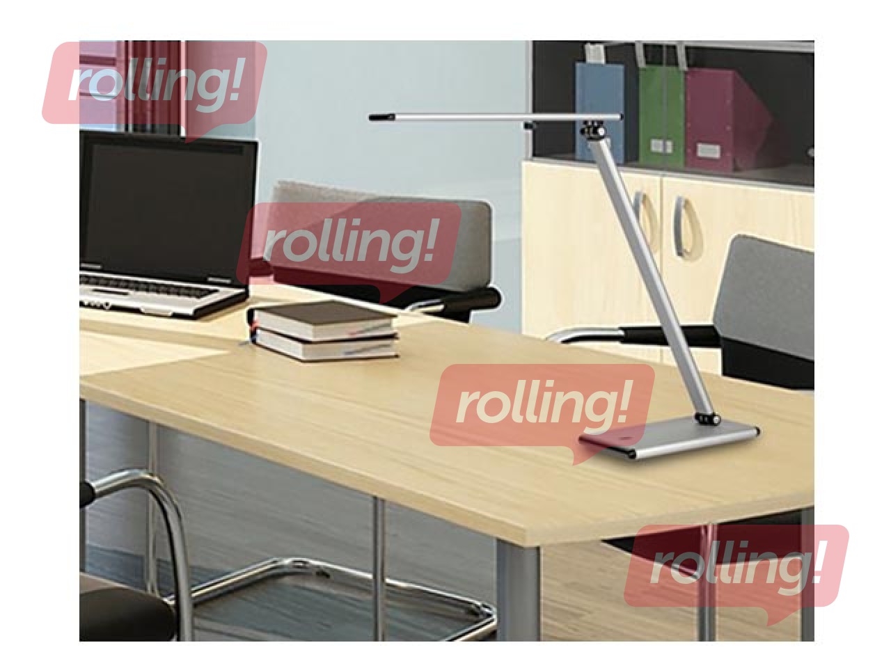 Desk lamp Unilux Terra LED, metal grey