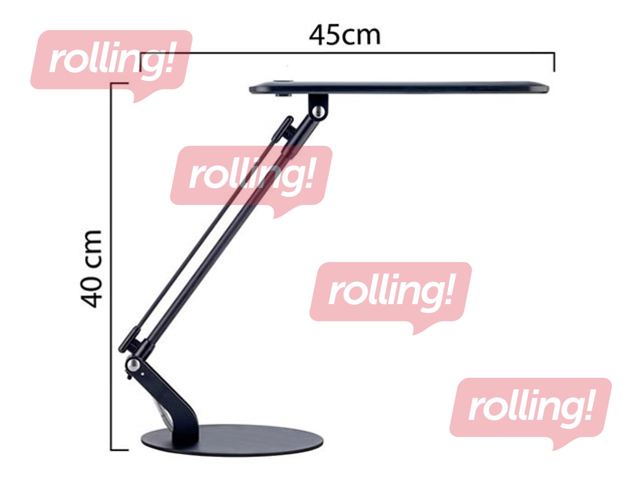 Laualamp Rumbaled LED, must