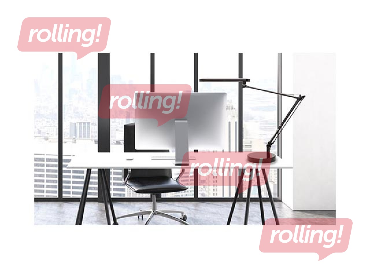 Galda lampa Mamboled 2.0, LED, 7W, regulējams spilgtums, melna