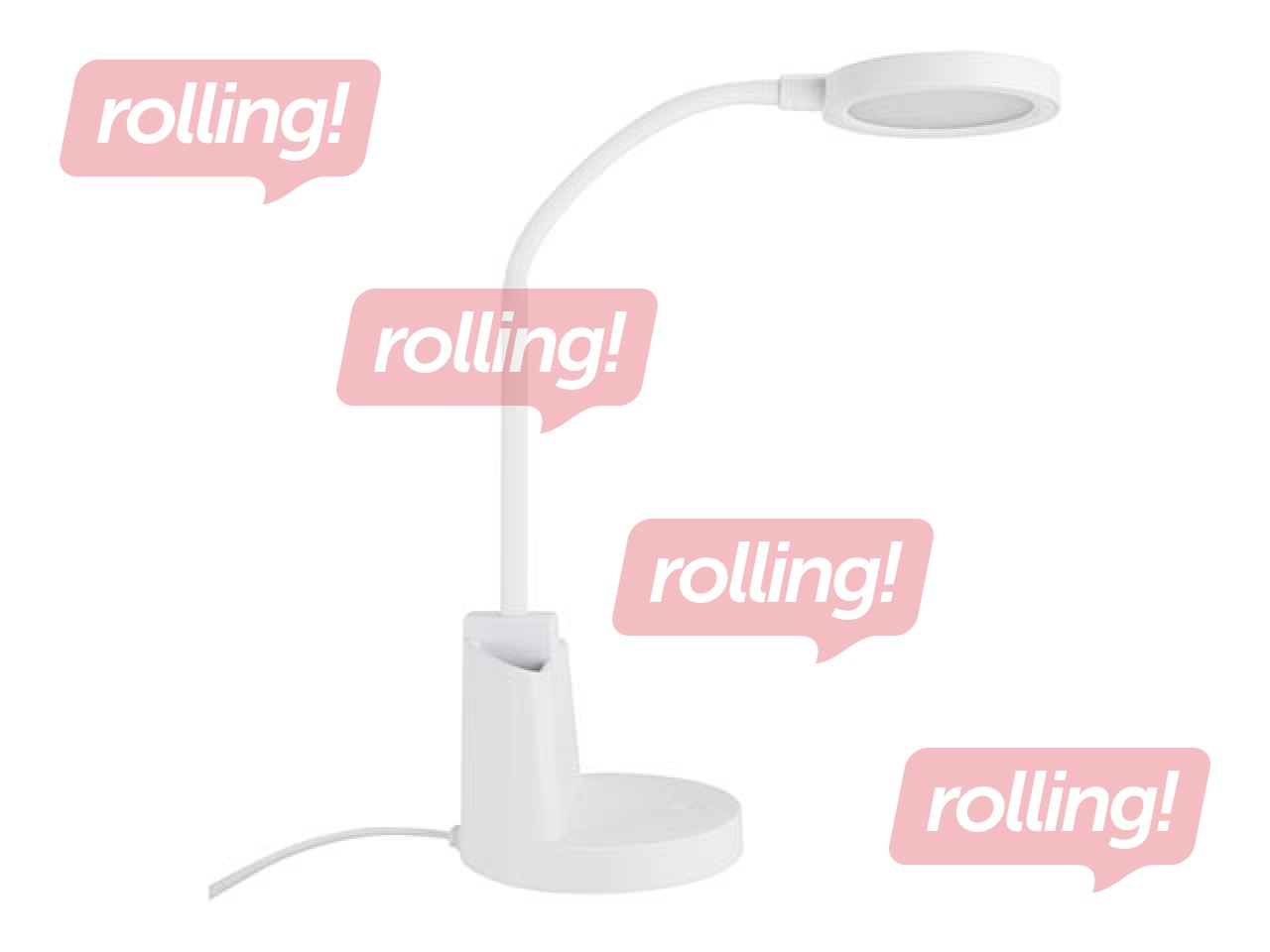 Galda lampa Labor, LED, 8W, regulējams spilgtums