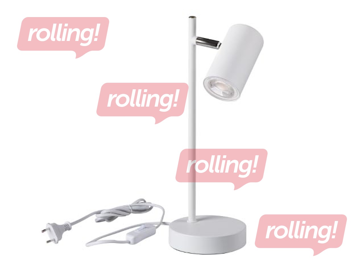 Laualamp EVALO TL, GU10, 10W, valge