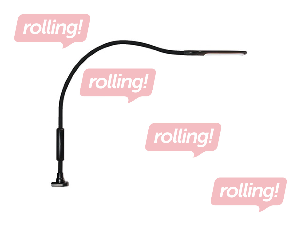 Galda lampa, Sun-Flex Desklite, LED, 9W, regulējams spilgtums, melna