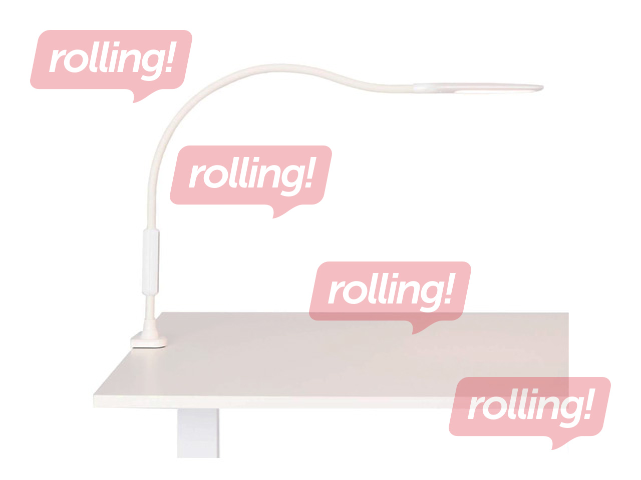 Desk lamp, Sun-Flex, Desklite, white