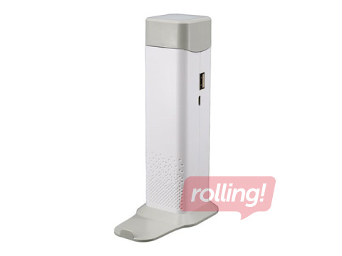 Mobila un kabatas galda lampa Unilux Pocketlight, LED, regulējams spilgtums, balta