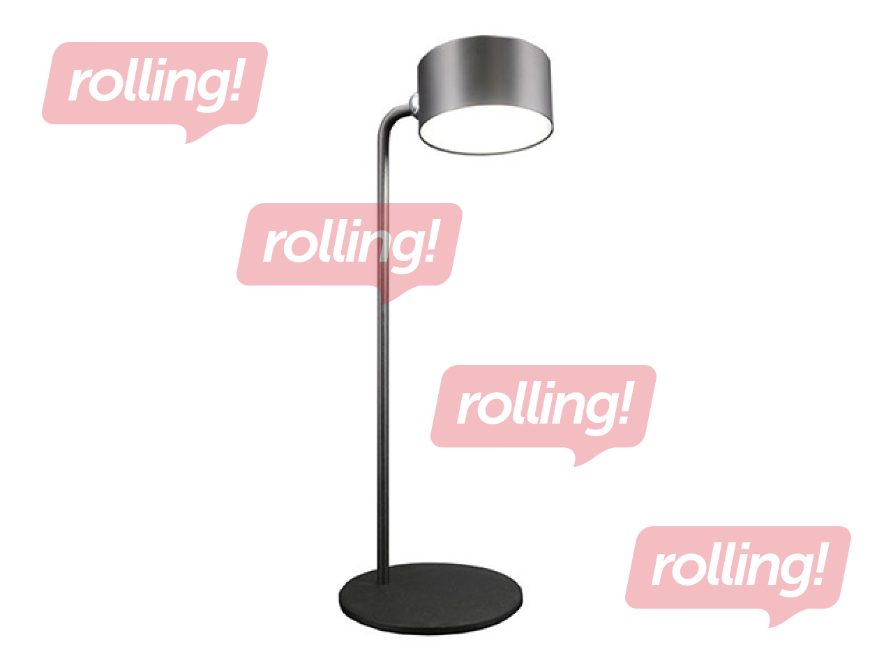 Galda lampa Unilux Sunset, LED, melna