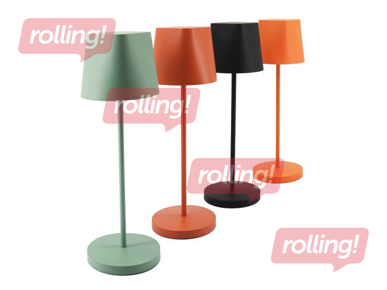 Galda lampa Unilux Ava, LED, 1W, tumši oranža