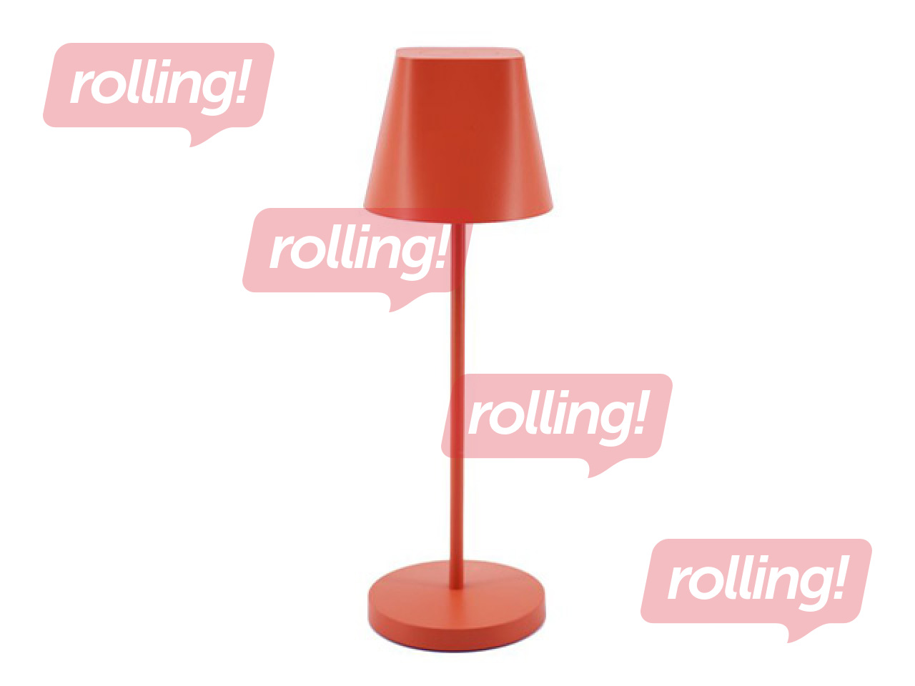 Galda lampa Unilux Ava, LED, tumši oranža