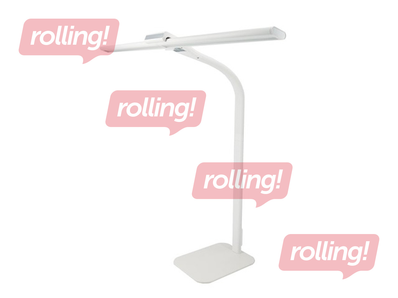 Galda lampa Unilux Strata Base, LED, 18W, balta