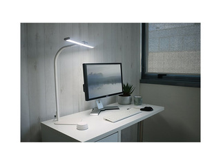 Galda lampa Unilux Strata Base, LED, 18W, balta